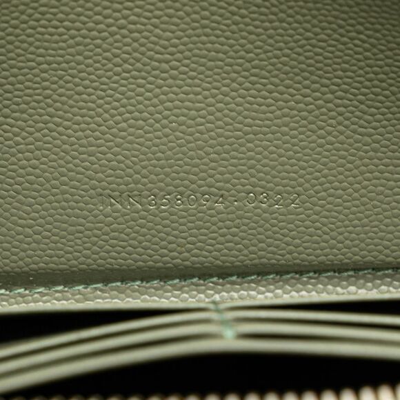 Pre Loved Saint Laurent Monogram Zip Around Long Wallet - Picture 7 of 11